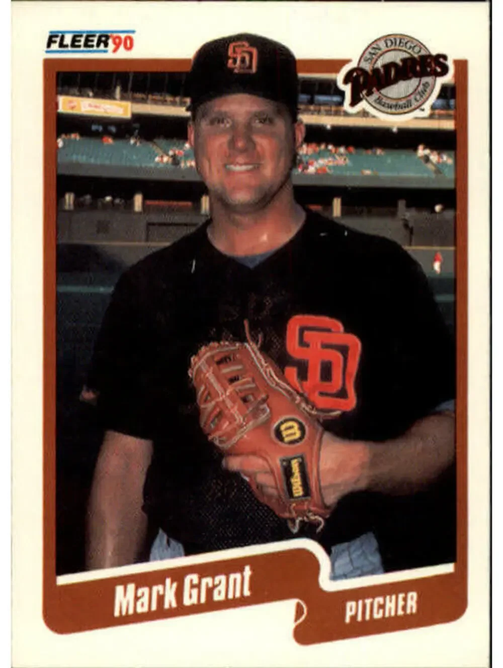 1990 Mark Grant Fleer Baseball Card #156